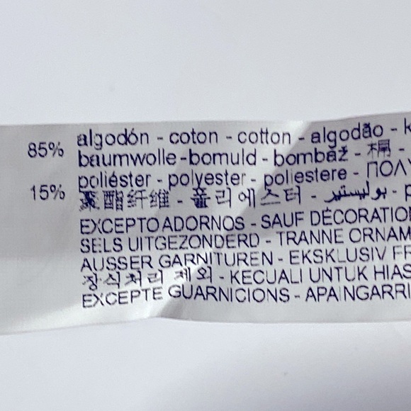 ZARA Red White Terrycloth Cotton Polyester Cropped Bra Plunged Bralette Medium - Picture 7 of 9